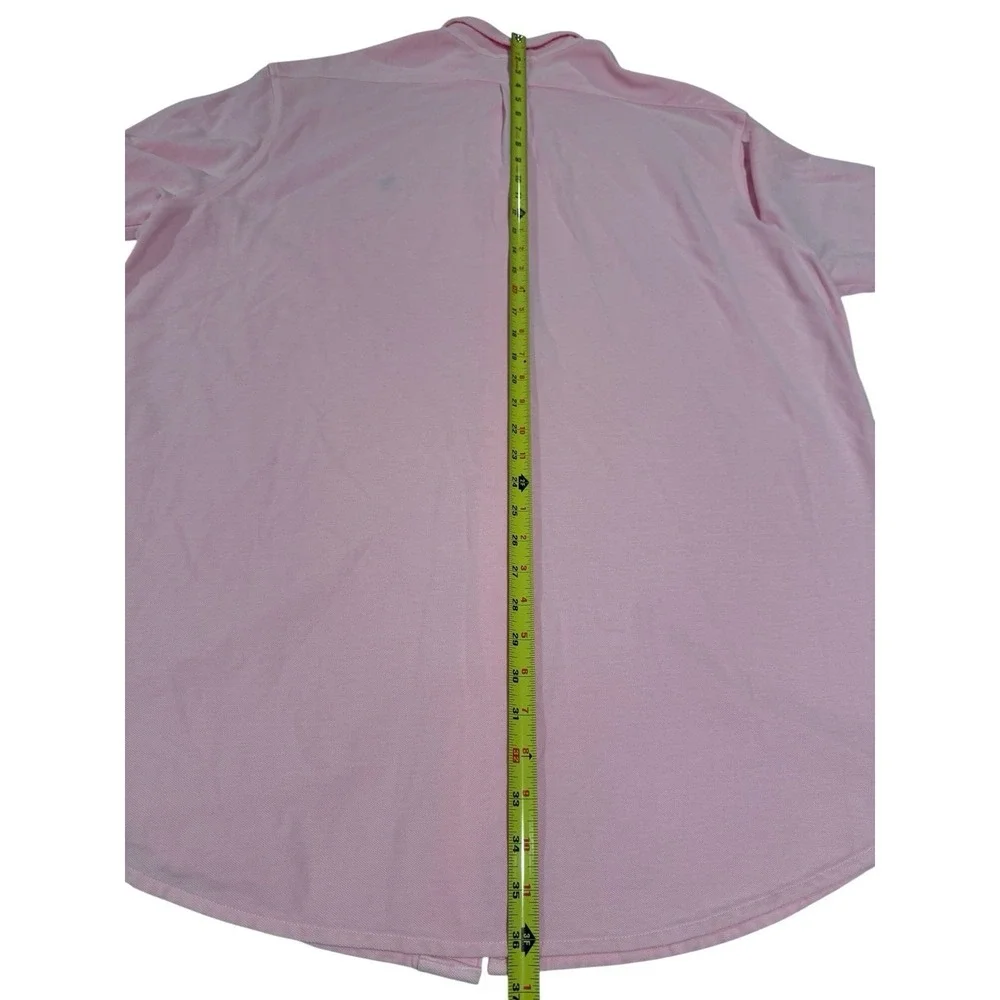 Polo Ralph Lauren Featherweight Mesh Long Sleeve Shirt Men's Sz XXL/TTG Pink ECU